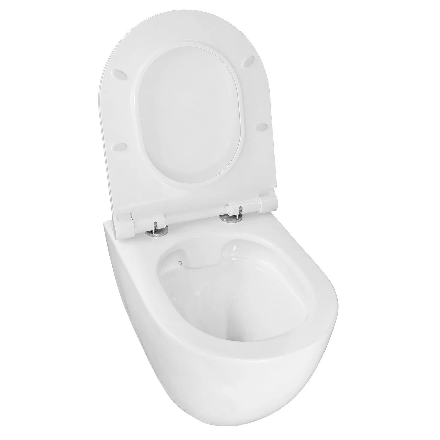 Унитаз подвесной Azario Geno + с сиденьем Белый AZ2196D Унитаз подвесной Azario Geno + с сиденьем Белый AZ2196D — изображение 4