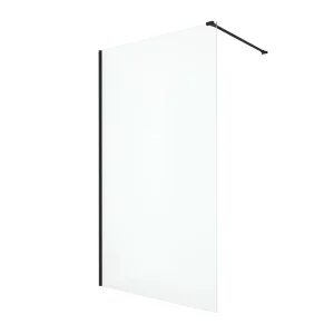 Душевая перегородка Aquatek Walk in 120 Черный / Прозрачное AQ WIW 12020BL