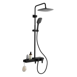 Душевая система Azario AZ-80 Черный матовый AZ-801-2B