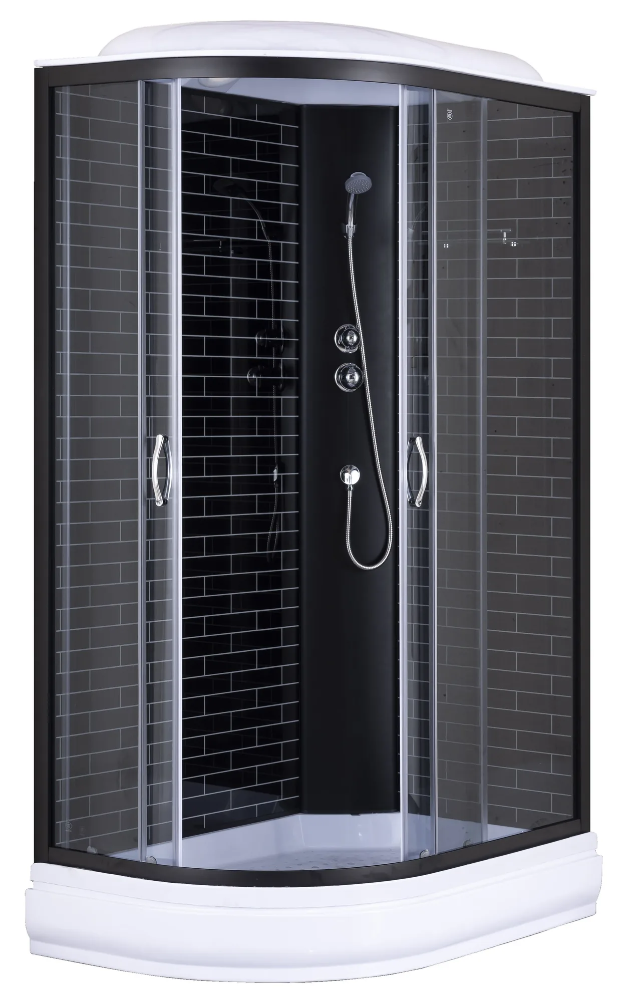 Душевая кабина Loranto Sunway 120х80 правая Черный / Тонированное CS-66120-20R GB 120 Душевая кабина Loranto Sunway 120х80 правая Черный / Тонированное CS-66120-20R GB 120