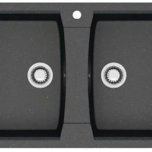 Мойка кухонная Azario Elmas 78х50 Черный CS00078333