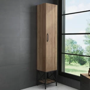 Пенал напольный Comforty Бредфорд 39 Дуб темный 00004148004CF Пенал напольный Comforty Бредфорд 39 Дуб темный 00004148004CF