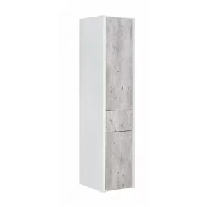 Пенал подвесной Roca Ronda 139 правый Белый матовый / Бетон ZRU9303006