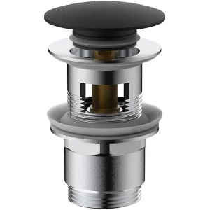 Донный клапан Vincea DPU click-clack Черный матовый DPU-1B01MB