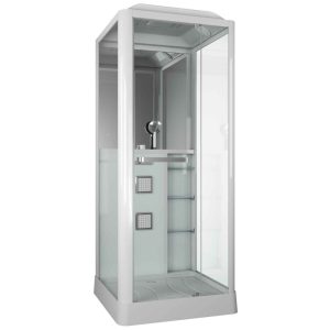Душевая кабина Grossman Alba 90х90 правая Белый / Прозрачное GR121R