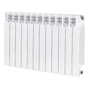 Биметаллический радиатор Azario Белый BM500/100/12