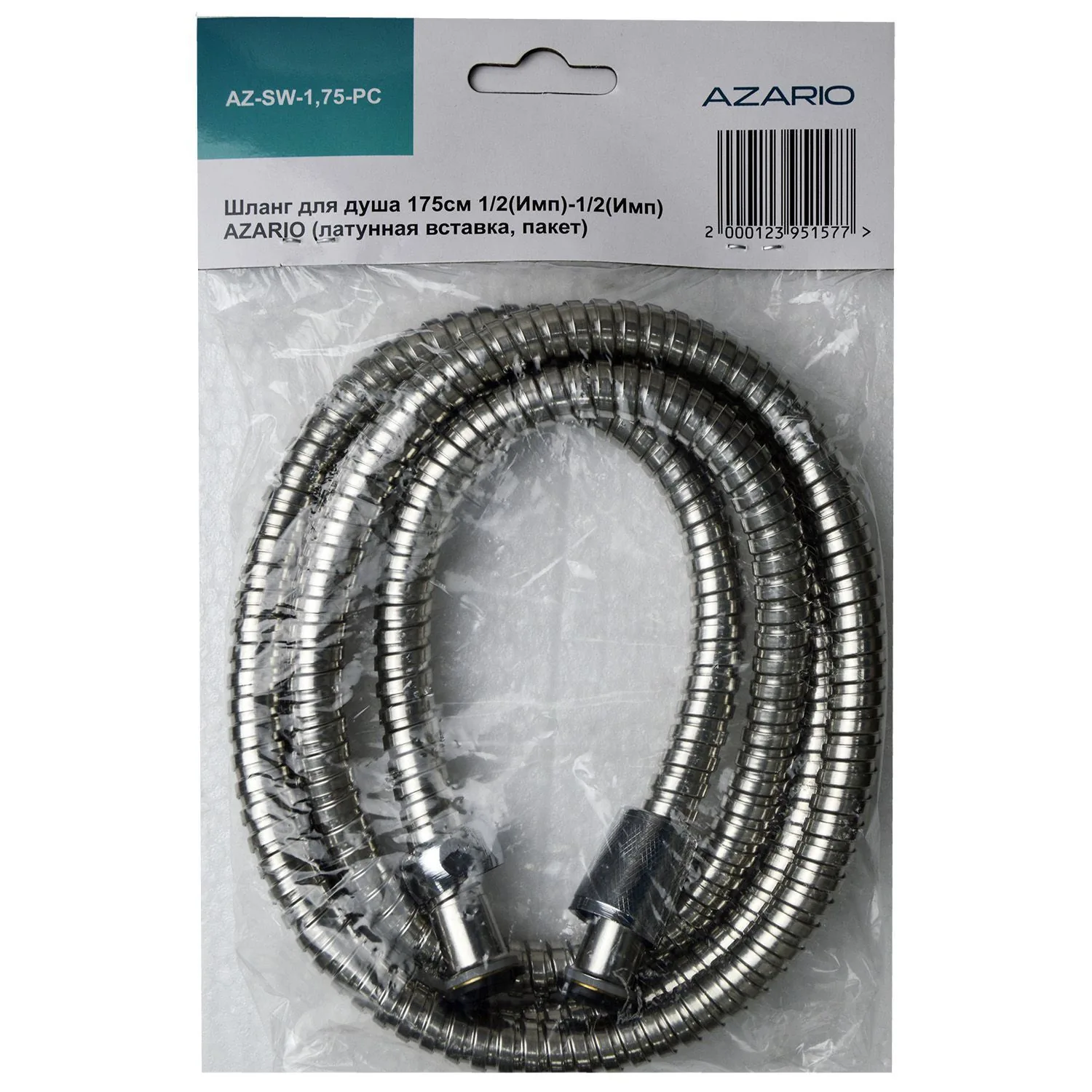 Душевой шланг Azario AZ-SW-1,75-PC Душевой шланг Azario AZ-SW-1,75-PC — изображение 2