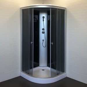 Душевая кабина Comforty 304 90х90 Хром / Тонированное 304GG